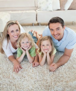 fresh clean carpet