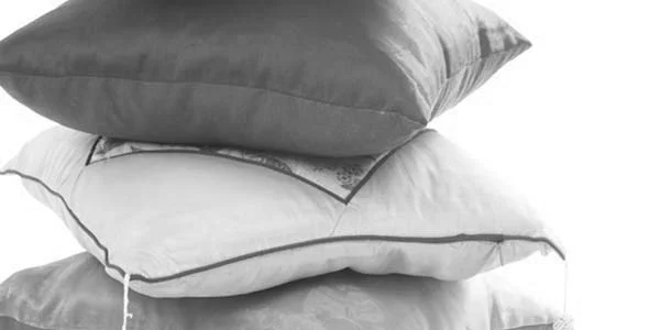 stack of clean pillows