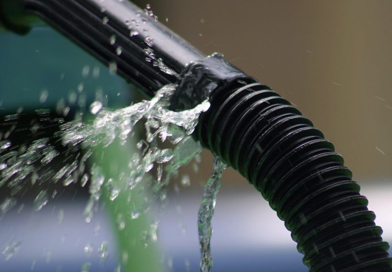 water removal broken pipe